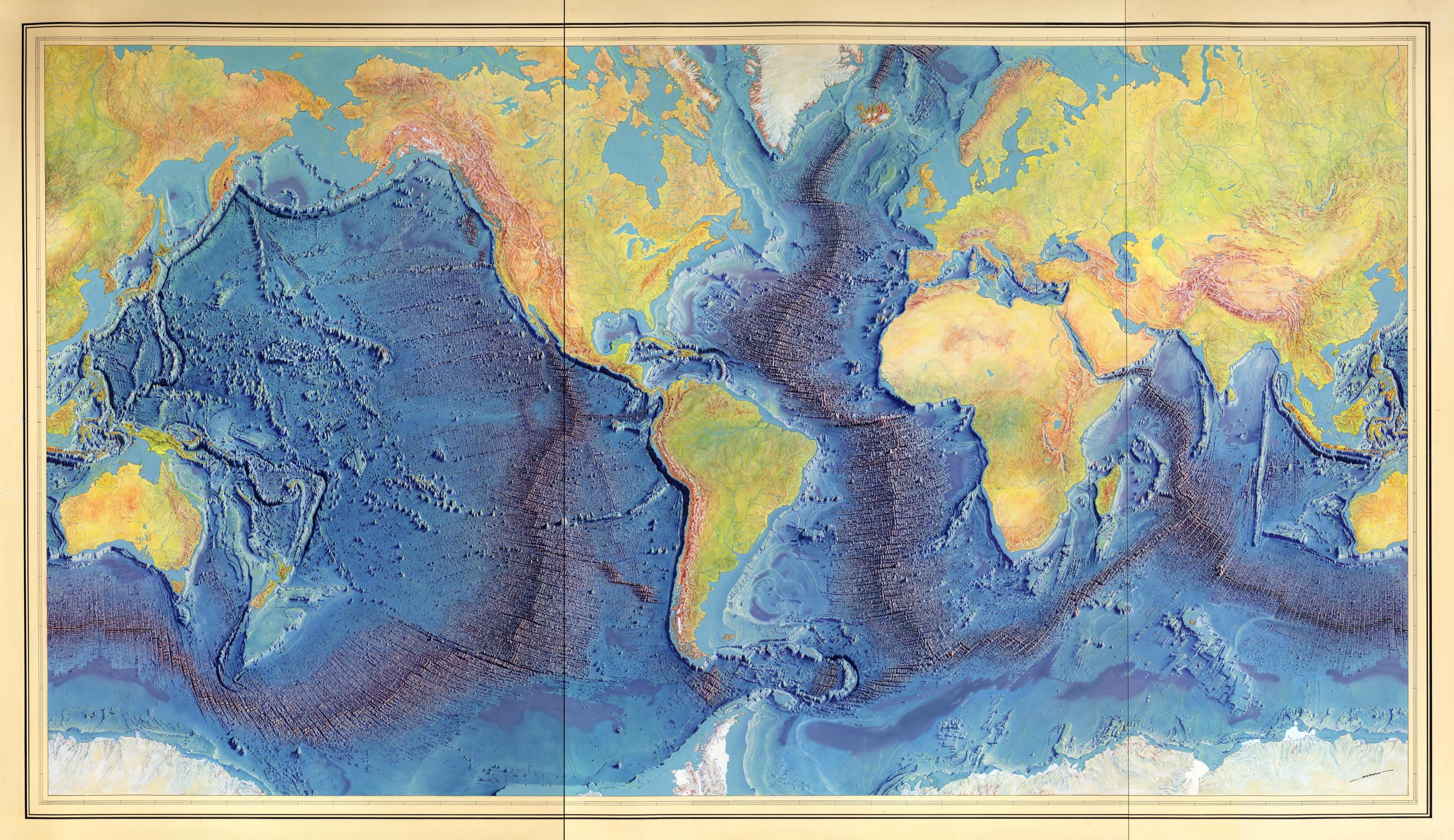 Plate tectonics and ocean basins